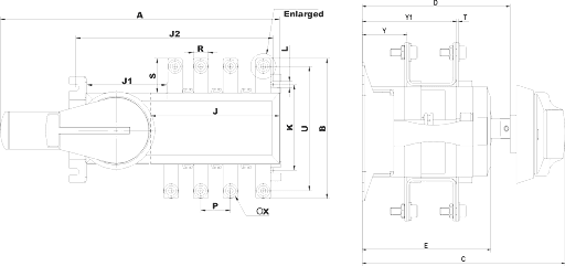 Manual Transfer Switches (MTS) blueprint